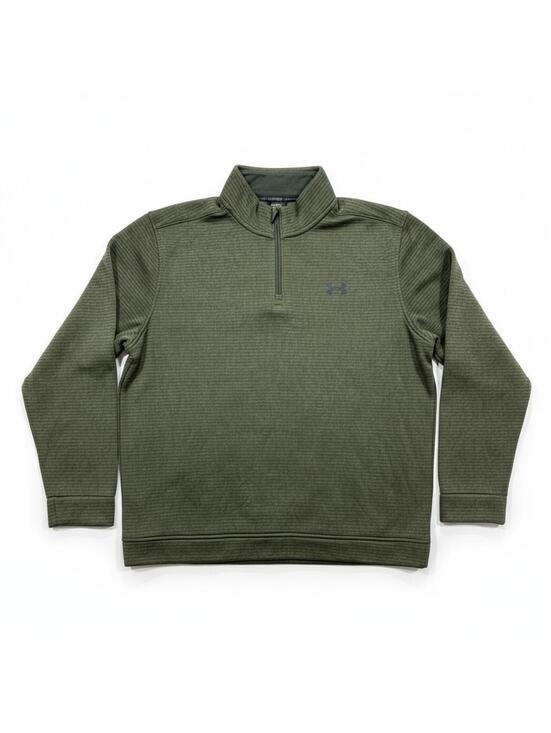 Under Armour Other - Under Armour Golf Storm Pullover Mens Large Green 1/4 Zip Sweater Fleece